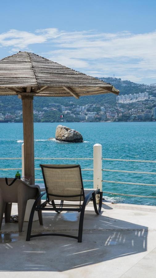 Suite frente al mar en Torres Gemelas Acapulco Exterior foto