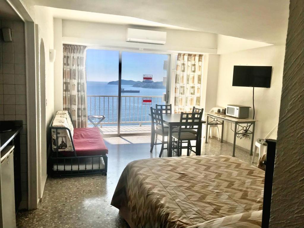 Suite frente al mar en Torres Gemelas Acapulco Exterior foto