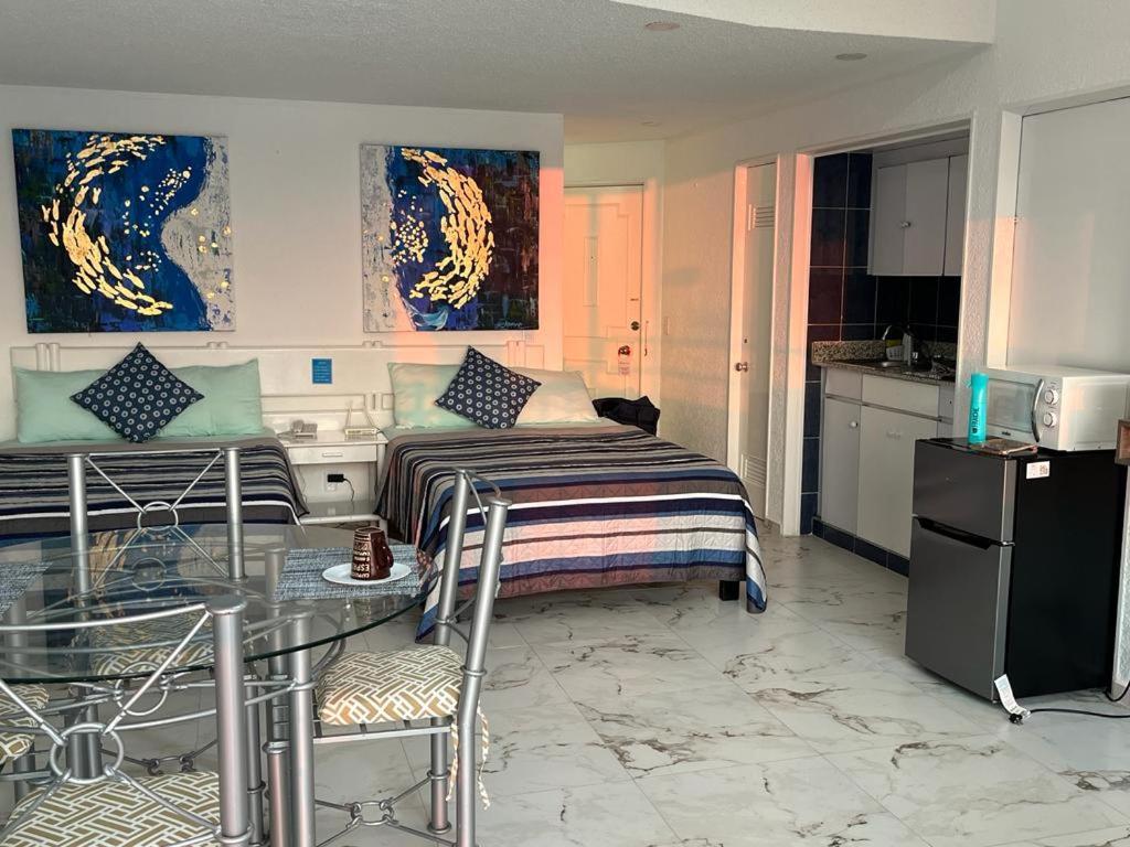 Suite frente al mar en Torres Gemelas Acapulco Exterior foto