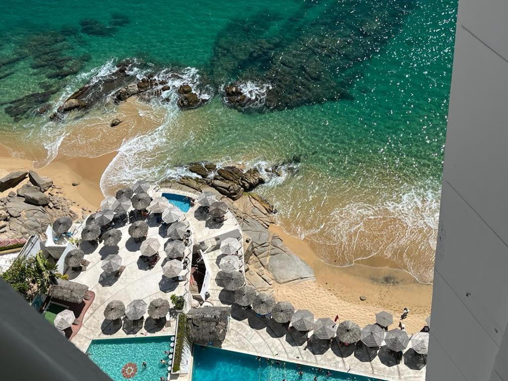 Suite frente al mar en Torres Gemelas Acapulco Exterior foto